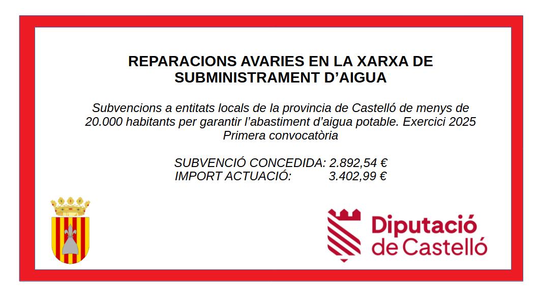 cartel actuaciones garantia agua potable
