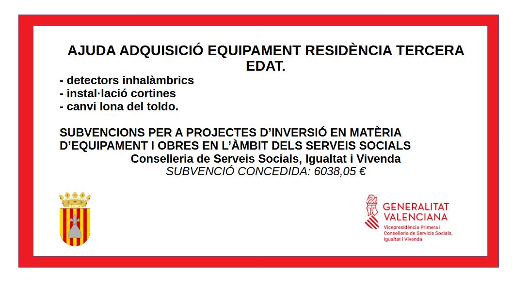 cartell equipament residencia