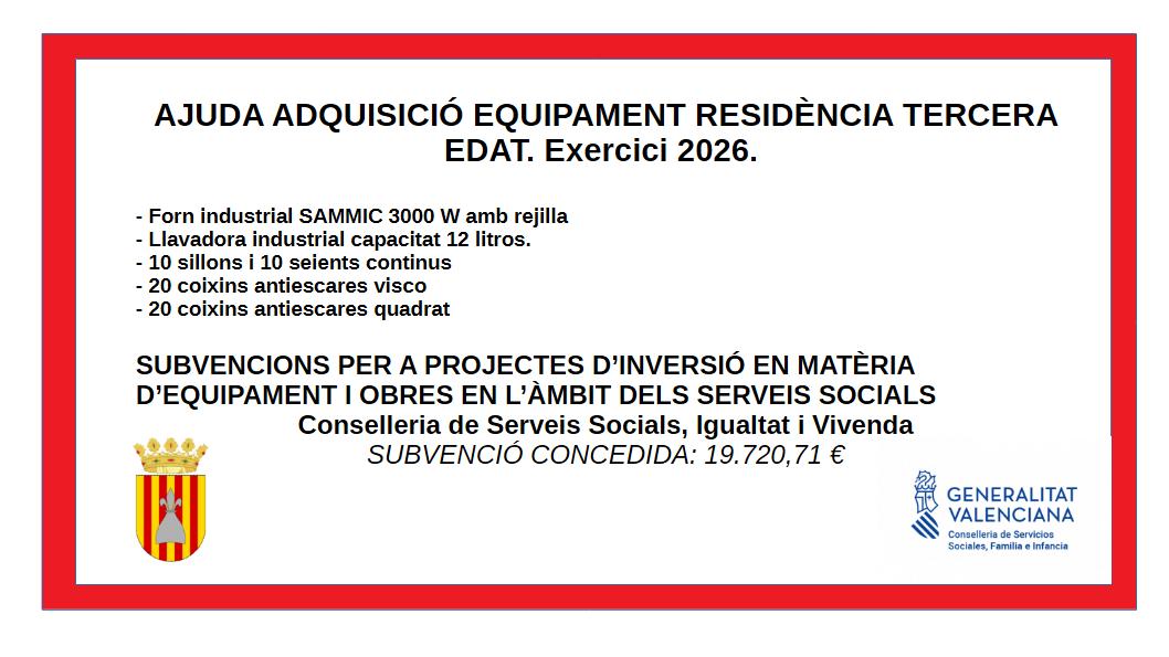 cartell equipament residencia