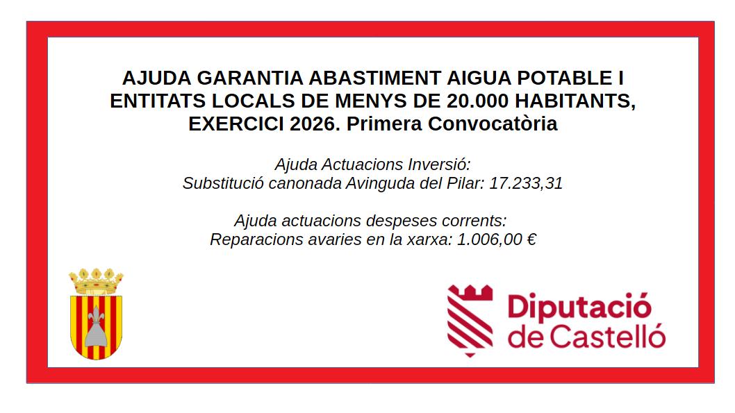 cartell garantia aigua potable
